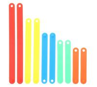 Alipis Kit de 10 Piezas de Materiales Manipulativos Montessori Aula, Herramienta de Aprendizaje de Ángulos para Primaria, Útiles Escolares de Formas Geométricas Coloridas para Enseñanza