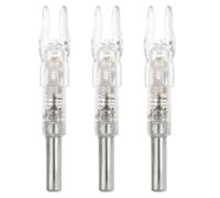 Alipis Kit De 3 Piezas De Colas De Flecha Led Coloridas para Tiro, Diámetro Interior 6,2 Mm, Accesorio Ligero De Plástico Duro, Decoración Creativa para Arqueros En Actividades Al Aire Libre