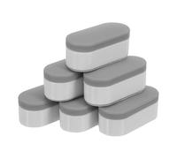 Alipis Kit de 6 Almohadillas Adhesivas de Silicona para Asiento de Inodoro, Parachoques Autoadhesivos Antideslizantes de 19 Mm, Amortiguadores Silenciosos Aplicables para