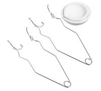 Alipis Kit de Crisol para Fundición de Metales con Pinzas de Acero y Cuencos de Diferentes Capacidades para Joyería y Bricolaje Segura y Versátil