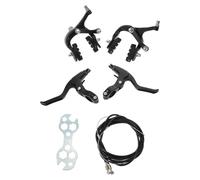Alipis Kit de Freno de Disco para Bicicleta de Montaña Negro Palancas de Aleación de Aluminio Freno Hidráulico Delantero Derecho Compatible para Ciclismo en Terrenos Secos y Fangosos