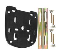 Alipis Kit de Herrajes para Maletero Trasero de Motocicleta Base Reforzada con Placa y Tornillos de Montaje Resistentes Accesorios Aplicables para Portaequipajes y Caja Trasera