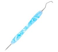 Alipis Kit de Herramientas para Deshierbar Vinilo Diy, Aguja Recta Nº1 y Gancho Corto Nº3, en Color Azul Claro, Accesorio Versátil para Manualidades, Grabado Pegatinas, Suministros