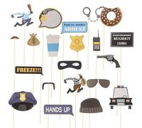 Alipis Kit Decorativo De 21 Pcs para Policías y Ladrones Juegos De rol Fiestas Fotografías De Fiesta