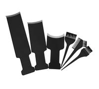 Alipis Kit para Teñir el Cabello 6 Herramientas de Plástico Ergonómicas Incluye 3 Placas de Tamaño Grande Mediano y Pequeño para Mechas y Reflejos Adecuado para Uso Profesional y