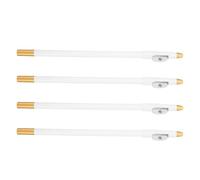 Alipis Lápices Blancos Adecuado para Uso Diario con Sacapuntas Incorporado Set de 4 para Cejas y Resistentes al Agua para Cejas Aptos para Tipo de y Actividades al Aire Libre