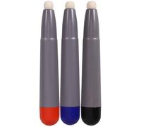 Alipis Lápices Táctiles para Pantalla Electrónica Bolígrafos ABS Punta de Fieltro 3 Piezas Rojo Azul y Negro para Pizarra Táctil Portátil Lápiz Capacitivo para Escribir y