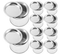 Alipis Latas de Pintura Metálicas 10 Piezas 01 L Sellado Hermético para Almacenamiento de Pintura al Óleo y Pigmentos Contenedores Multiusos para Uso Manual en Hogar y Taller