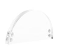 Alipis Lente Óptica Física Equipo De Demostración De Física Prisma Semicircular Para Educación. Lentes Ópticos Herramientas De Experimento De Física Lupa De Cúpula Transparente Acrílico