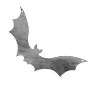 Alipis Letrero de Jardín de Murciélago Realista de Metal Decoración de Halloween para Jardín Lanterna de Murciélago Volador para Fiesta de Halloween