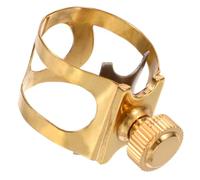 Alipis Ligadura Saxofón Metal Clip de Latón para Saxofón Accesorio Profesional Duradero y Ligero para Control y Precisión Actuaciones