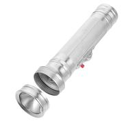 Alipis Linterna Retro Portátil de Metal Vintage Pequeña sin Pilas Linterna de Viaje para Exteriores y Camping Estilo Años 80 y Aventura