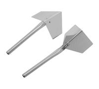 Alipis Llanas de Esquina Herramienta Manual y Fácil de Usar de Acero Inoxidable Juego de 2 para Proyectos de Carpintería y Paneles de Yeso para Esquinas Interiores y Exteriores