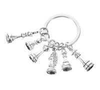 Alipis Llavero Colgante Pieza de Ajedrez Pequeño para Amantes del Ajedrez Diseño Creativo Ligero Accesorio Decorativo Multiusos para Bolso y Llaves Obsequio Original