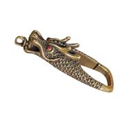 Alipis Llavero de Dragón de Latón Colgante para Bolso y Llave | Diseño Retro Delicado, Práctico y Resistente, Fácil de Llevar y Guardar, Accesorio Compacto para Uso Diario