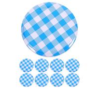 Alipis - Lote de 50 tapas herméticas de hierro de 63 mm para tarros de albañil y tarros de mermelada reutilizables con junta impermeable para conservar frutas y verduras