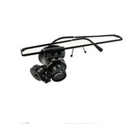 Alipis Lupa de Gran Aumento 20x Soporte de Cabeza Negro, Lente de Aumento para Reparación de Relojes y Joyería, Gafas de Lupa de Manos Libres para Valoración y Reparación Precisa