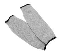 Alipis Mangas de Brazo Resistentes a Cortes L 35 Cm, Protectores Antiarañazos y Antimordeduras para Jardinería y Manejo de Animales, Manga Unisex Gris Jaspeado Borde Negro para