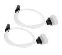 Alipis Manguera accesoria para selladora al vacío, tubo flexible de repuesto, 2 piezas, plástico blanco, conexión conveniente, para envasado y sellado de alimentos