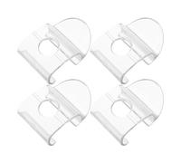 Alipis Manija Diseño sin Cordón para PVC 4 Piezas Persianas Inalámbricas Resistente al Agua Fácil de Limpiar y Adecuado para Cortinas Minimalistas y Protección Mascotas