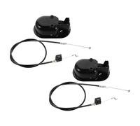 Alipis Manijas de Aleación para Sillón Reclinable con Cable de 91cm, Repuesto para Palanca de Liberación Compatible con Sillones Reclinables y Sillas de Barbero, Paquete de 2 Piezas