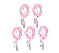 Alipis Manoplas Esquí con Cordón Ajustable y Clips Elásticos Color Rosa Talla Única 5 Piezas Accesorios para Deportes de Invierno y Protección Antipérdida