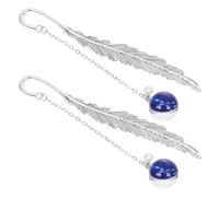 Alipis Marcadores de Libros Metálicos Retro 2 Piezas Virgo Elementos Luminosos de Hierro para Mujeres, Marcadores Delicados para Círculo de Lectores y Estudiantes