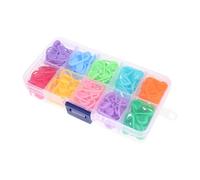 Alipis Marcadores de Puntos para Crochet DIY de 150 Piezas en Varios Colores Cierre Seguro y Material Abs para Evitar Enganches en Labores de Costura y Tejido
