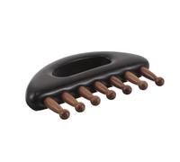 Alipis Masajeador de cuero cabelludo de madera: Peine de masaje de madera de dientes anchos y lisos - Peine Gua Sha de sándalo para cabeza, piernas, brazos y cuello - Herramientas para el cuidado del