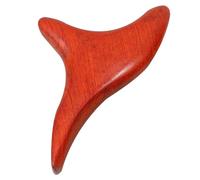 Alipis Masajeador Manual de Madera Ergonómico de Tres Puntas para Cuerpo y Cuero Cabelludo, Herramienta Natural Que Reduce Tensión Muscular y Terapia de Puntos Gatillo en Casa U Oficina