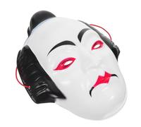 Alipis Máscara Kabuki Japonesa de Samurai para Cosplay Diseño Elegante y Máscara Completa para Hombres y Mujeres para y Representaciones Culturales