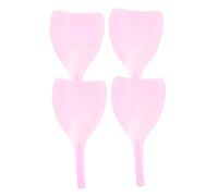 Alipis Mascarillas De Peluquería 4 Unidades Protectoras Transparentes Para Coloración Del Cabello y Rostro Profesionales Uso Doméstico y Salón