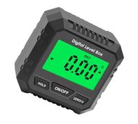 Alipis Medidor de Ángulos Digital Magnético Negro, Transportador 90 Grados sin Burbuja ni Batería, Herramienta de Medición Precisa para Construcción, Carpintería y Bricolaje