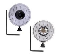 Alipis Medidor Digital de Ángulo de Torsión Automotriz Llave Dinamométrica Angular Ajustable en 2 Piezas Herramienta de Medición de Torque Pantalla para Reparación y Mantenimiento de