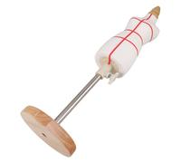 Alipis Mini Maniquí Femenino de Costura Base de Madera, Altura Ajustable de 31 a 48 Cm, Cuerpo de Algodón Elástico para Diseño de Moda, Maniquí de Vestido en Miniatura para Exhibición