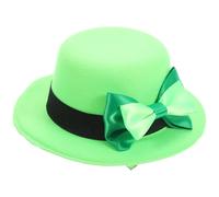 Alipis Mini Sombrero Copa Verde con Pinza para Pelo Tocado Festivo para Mujer Accesorio para Carnaval y San Patricio Diseño Pequeño y Versátil para Fiestas