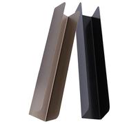 Alipis molde de acero inoxidable, molde antiadherente para galletas, 2 piezas, rectangular, para brownies, galletas y pasteles