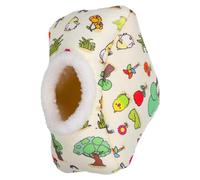 Alipis Nido Cálido para Periquitos con Forro de Algodón Suave Cama Colgante para Jaula Refugio de Invierno para Loros y Aves Pequeñas Cama Mullida y Aislante para Descanso Confortable