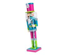 Alipis Nutcracker de Madera Decorativo para Mesa Soldado Navideño Colorido Adorno Artesanal para Hogar Hotel y Cafetería Decoración Festiva de Navidad
