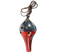 Alipis Ocarina Color Aleatorio de Cerámica Portátil de 6 Agujeros para Principiantes Maravilloso y Diseño para Práctica Musical