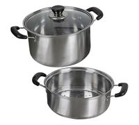 Alipis Olla Vaporera De Acero Inoxidable 24cm Cesta Vaporera Reutilizable Utensilio De Cocina Para Cocinar Al Vapor Adecuado De Limpiar