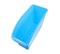 Alipis Organizador de Archivos Vertical Plástico Grande Capacidad con Cubo de Basura de Escritorio Azul Moderno y Fácil de Limpiar para Oficina