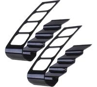 Alipis Organizador para Control Remoto de Hierro Negro 2piezas, Soporte Estable y Ahorrador de Espacio para Oficina y Sala de Estar