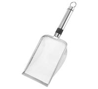 Alipis Pala Tamizadora de Tierra para Jardín de Acero Inoxidable con Malla de 5 Mm y 4 Redes, Filtro Eficaz para Compost y Suelo, Fácil Almacenamiento para Jardineros y Amantes del