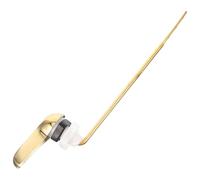 Alipis Palanca de Descarga Metálica para Inodoro Frontal Repuesto de Aleación de Zinc Manija de Tanque Dorada Compatible Mayoría de Cisternas Accesorio para Baño y Reparación