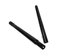 Alipis Palanca de Poste Horizontal para Gato Hidráulico 3 Toneladas, Juego de 2 Piezas de Manijas de Acero Inoxidable Mango de Plástico, Repuesto para Gato de Piso, Accesorio