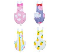Alipis Pañal para Pájaros y Loros de Algodón Cómodo y Transpirable Estampado de Gato Gris, Ropa para Mascotas Adecuado para Vuelo y Uso Diario