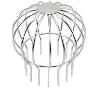 Alipis Pantalla para Bajantes de Acero Inoxidable Filtro de Malla Redonda, Tapa Protectora para Desagües de Techo y Piso, Antiobstrucción, Instalación Rápida sin Herramientas