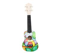 Alipis Paquete de Material para Ukelele Kit de Ensamblaje de Ukelele para Armar DIY Manualidades de Madera para Hacer Uno Mismo Casa