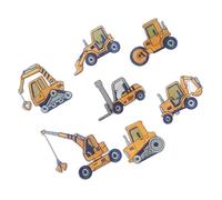 Alipis Parche Termoadhesivo para Ropa Bordado de Dibujos Animados 7 Unidades Pequeño Parche para Coser y Reparar Jeans Accesorios de Costura para Manualidades y Decoración